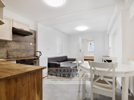 Pronájem 3+kk s terasou, OV, 60 m2, Žitenice
